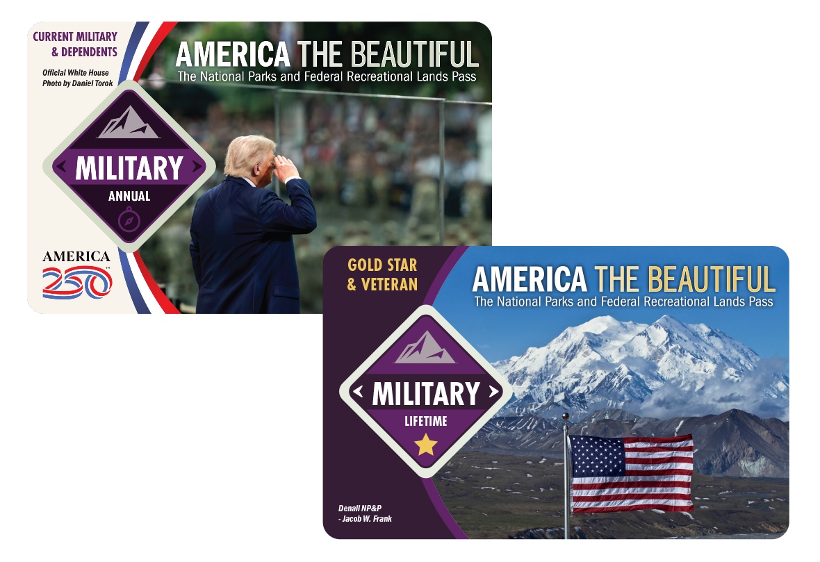 America the Beautiful - National Parks & Federal Recreational Lands Military Pass