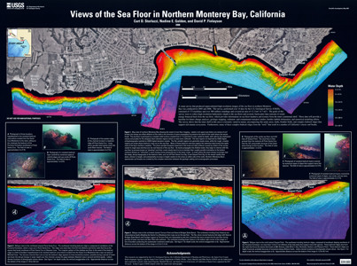 VIEWS OF SEA FLOOR MONTEREY BAY, CA