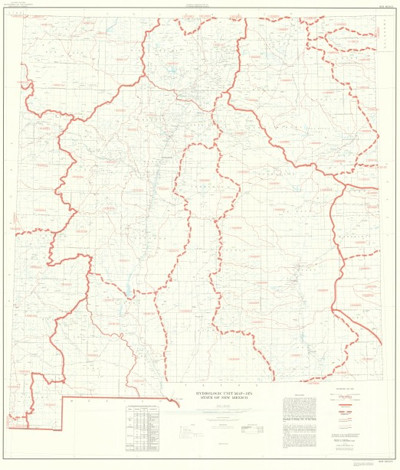 Example of a hydrological map.