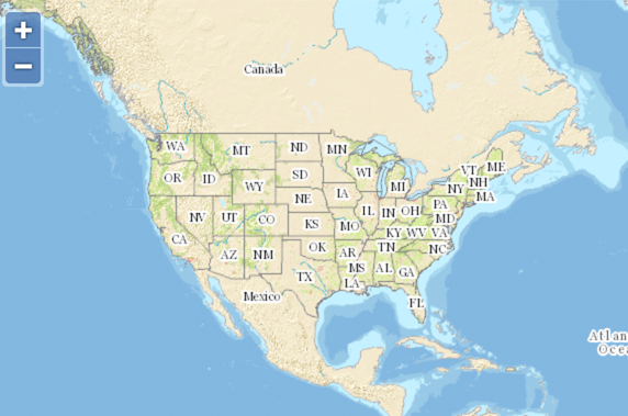 Image of North America.
