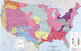Example of a national atlas map.