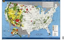 FEDERAL & INDIAN LANDS NATL ATLAS OF, US