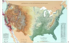 EARTHQUAKES IN CONTERMINOUS US 1534-1991