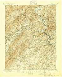 EAGLE ROCK, VA HISTORICAL MAP GEOPDF 15X