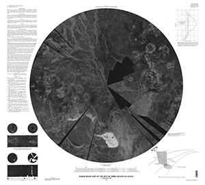 ISHTAR TERRA REGION OF VENUS