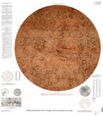 SHADED MAP MARE AUSTRALE REGION OF MARS