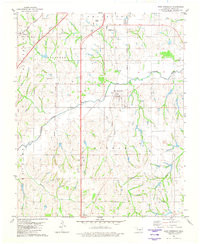 NINNEKAH, OK HISTORICAL MAP GEOPDF 7.5X7