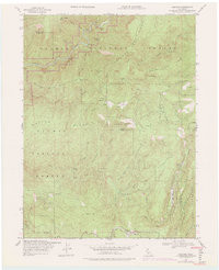 CASCADE, CA HISTORICAL MAP GEOPDF 7.5X7.