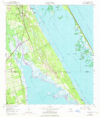 OAK HILL, FL HISTORICAL MAP GEOPDF 7.5X7