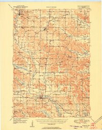 RIDGELAND, WI HISTORICAL MAP GEOPDF 15X1