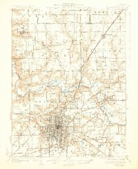 SPRINGFIELD, IL HISTORICAL MAP GEOPDF 15