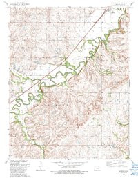 ELMDALE, KS HISTORICAL MAP GEOPDF 7.5X7.