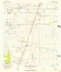 ALMEDA, TX HISTORICAL MAP GEOPDF 7.5X7.5