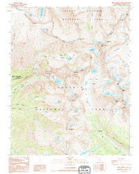 TRIPLE DIVIDE PEAK, CA HISTORICAL MAP GE