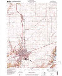 CLINTON, IL HISTORICAL MAP GEOPDF 7.5X7.