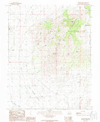 BADGER PEAK, UT HISTORICAL MAP GEOPDF 7.