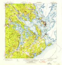 EASTPORT, ME HISTORICAL MAP GEOPDF 15X15
