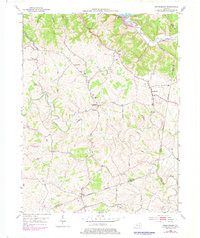 ORANGEBURG, KY HISTORICAL MAP GEOPDF 7.5