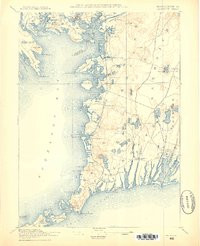 FALMOUTH, MA HISTORICAL MAP GEOPDF 15X15