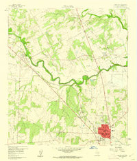 KARNES CITY, TX HISTORICAL MAP GEOPDF 7.