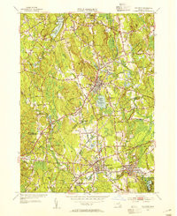 HOLLISTON, MA HISTORICAL MAP GEOPDF 7.5X
