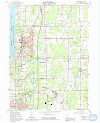 CORTLAND, OH HISTORICAL MAP GEOPDF 7.5X7