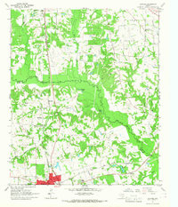 HARVARD, TX HISTORICAL MAP GEOPDF 7.5X7.