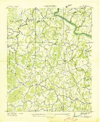 LEICESTER, NC HISTORICAL MAP GEOPDF 7.5X