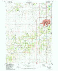 WINTERSET, IA HISTORICAL MAP GEOPDF 7.5X