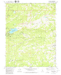 PINECREST, CA HISTORICAL MAP GEOPDF 7.5X
