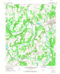 WELEETKA, OK HISTORICAL MAP GEOPDF 7.5X7