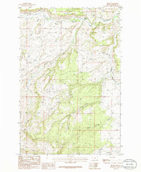 BECKET, MT HISTORICAL MAP GEOPDF 7.5X7.5