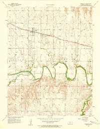 DORRANCE, KS HISTORICAL MAP GEOPDF 7.5X7