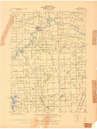 DUNDEE, MI HISTORICAL MAP GEOPDF 15X15 G