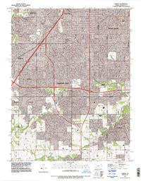 LENEXA, KS HISTORICAL MAP GEOPDF 7.5X7.5