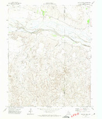 EAST DRY CREEK, TX HISTORICAL MAP GEOPDF