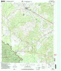 WELLS, TX HISTORICAL MAP GEOPDF 7.5X7.5