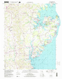 DEALE, MD HISTORICAL MAP GEOPDF 7.5X7.5