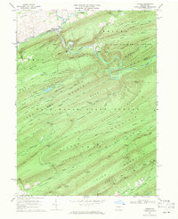 COBURN, PA HISTORICAL MAP GEOPDF 7.5X7.5