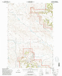 LADNER SE, SD HISTORICAL MAP GEOPDF 7.5X