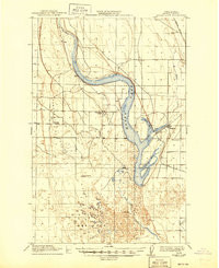 MOSES LAKE, WA HISTORICAL MAP GEOPDF 15X