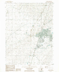 RANTOUL, IL HISTORICAL MAP GEOPDF 7.5X7.