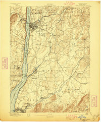 POUGHKEEPSIE, NY HISTORICAL MAP GEOPDF 1