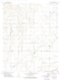 OFFERLE NW, KS HISTORICAL MAP GEOPDF 7.5