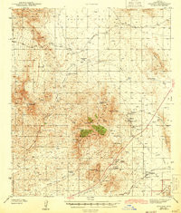 DRAGOON, AZ HISTORICAL MAP GEOPDF 15X15