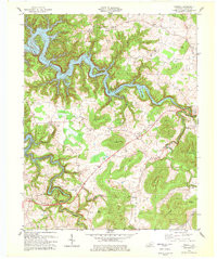 PARNELL, KY HISTORICAL MAP GEOPDF 7.5X7.