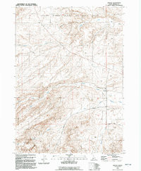 OREANA, ID HISTORICAL MAP GEOPDF 7.5X7.5