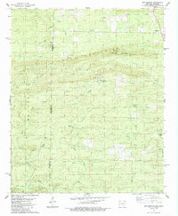 BOG SPRINGS, AR-OK HISTORICAL MAP GEOPDF