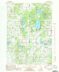 SAND LAKE, MI HISTORICAL MAP GEOPDF 7.5X