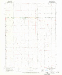 TOWNER, CO-KS HISTORICAL MAP GEOPDF 7.5X